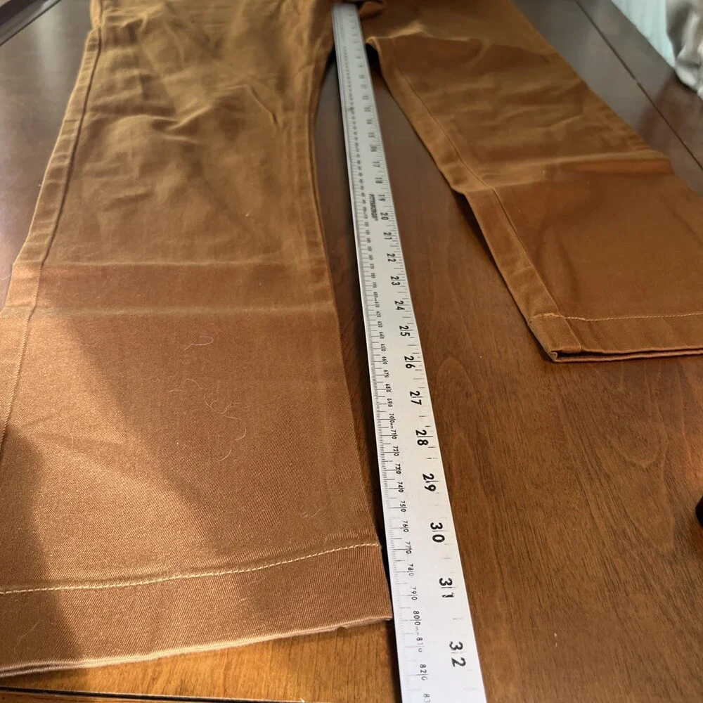 J. Crew Stretch Flat Front Chinos 31 31X32
